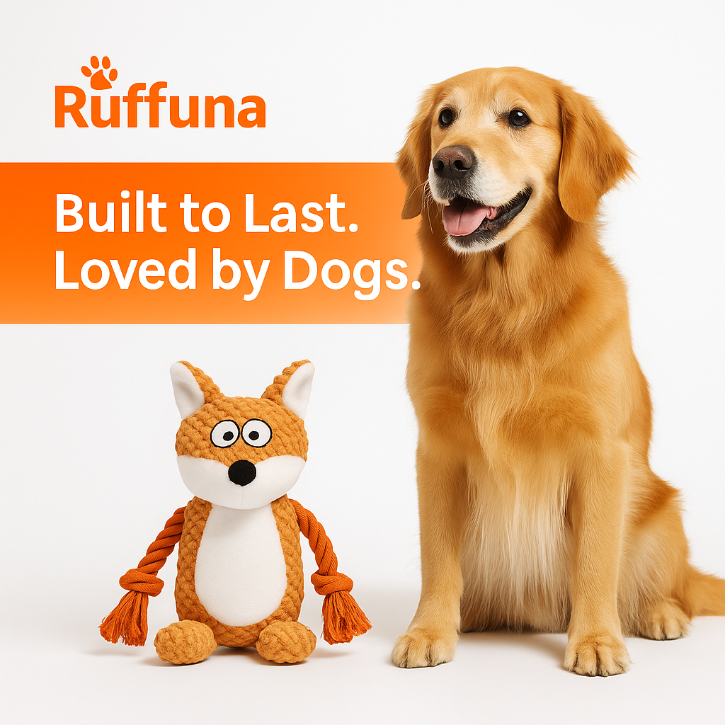 Ruffuna® Tug & Squeak – The Toy Dogs Can’t Resist