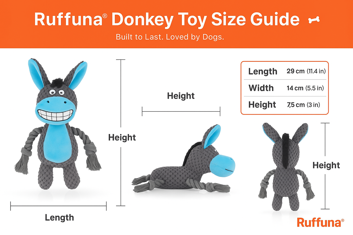 Ruffuna® Tug & Squeak – The Toy Dogs Can’t Resist